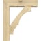 Ekena Millwork Balboa Block Rough Sawn Bracket w/ Offset Brace, Douglas Fir, 6"W x 22"D x 26"H BKT0604X22X26BOA05RDF - alternate 2